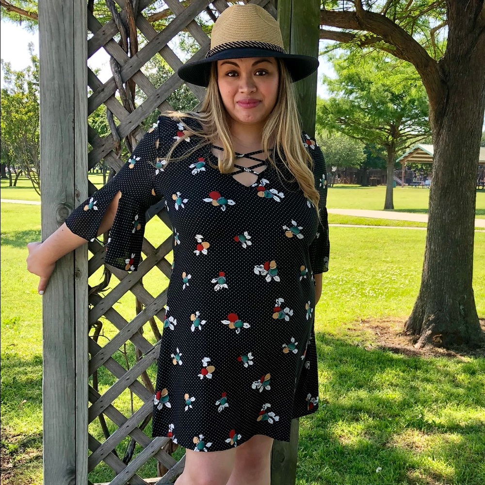 Plus Size Polka Dot Dress